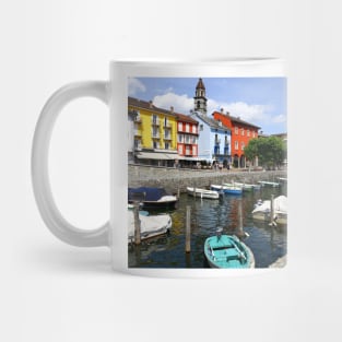 Ascona harbor Mug